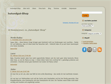 Tablet Screenshot of hutundgut.de